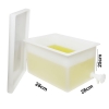 Bel-Art Heavy Duty Polyethylene Rectangular Tank With Top Flanges And Faucet;11 X 11 X 10 IN